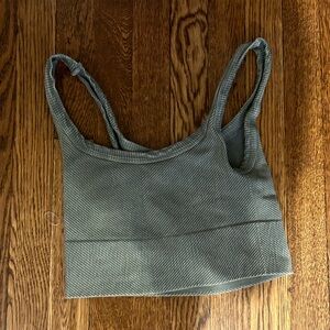 Green seamless tank. Size M.
